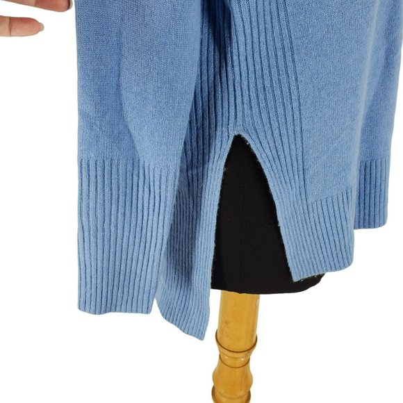 NEW Diane von Furstenberg Ahiga Sweater Light Blue Wool Cashmere Turtleneck XS - Picture 8 of 12